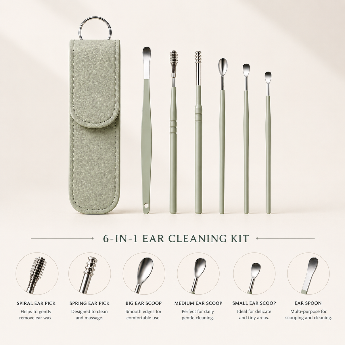 Orvée Stainless Steel Ear Care Set