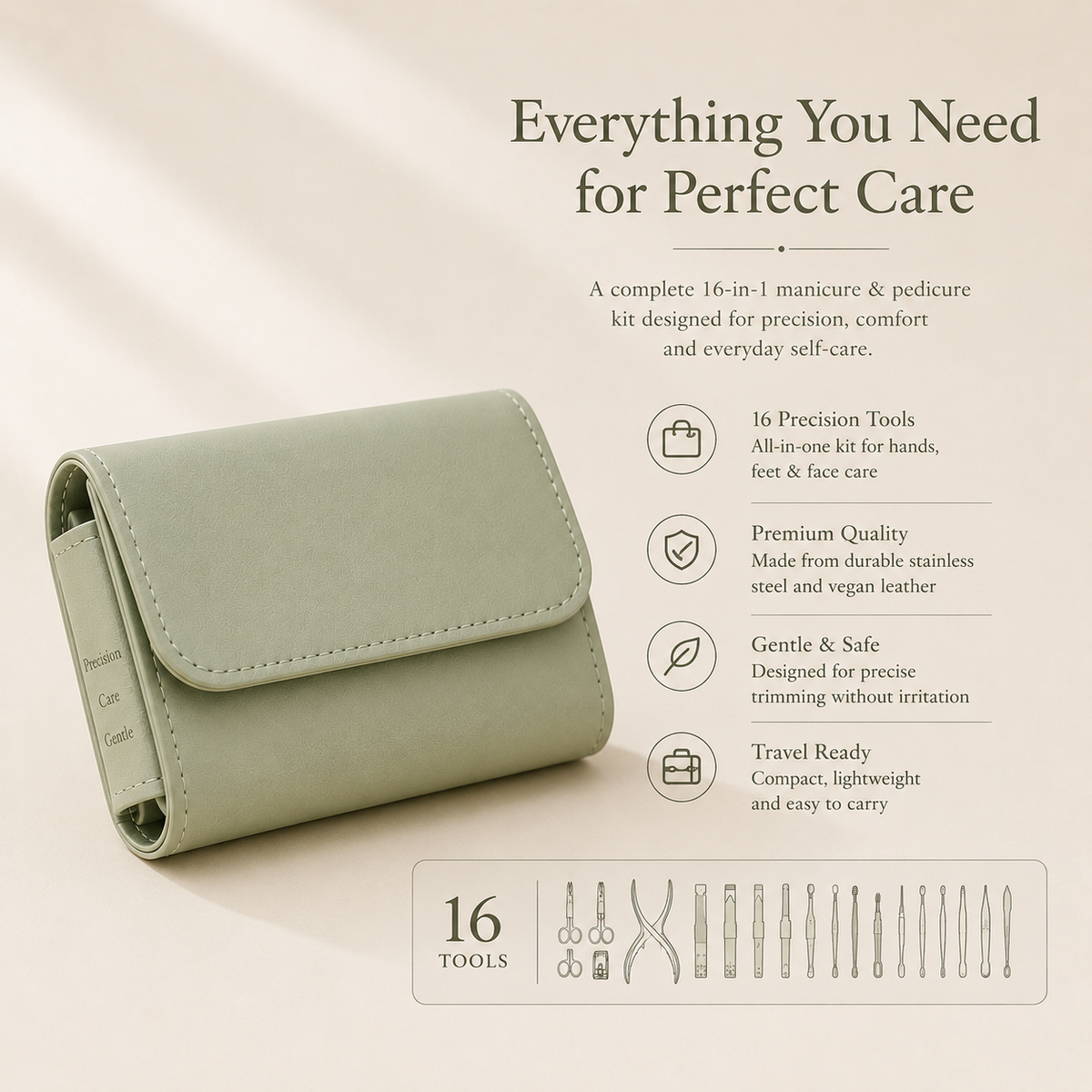 Aurelle Manicure & Pedicure Set